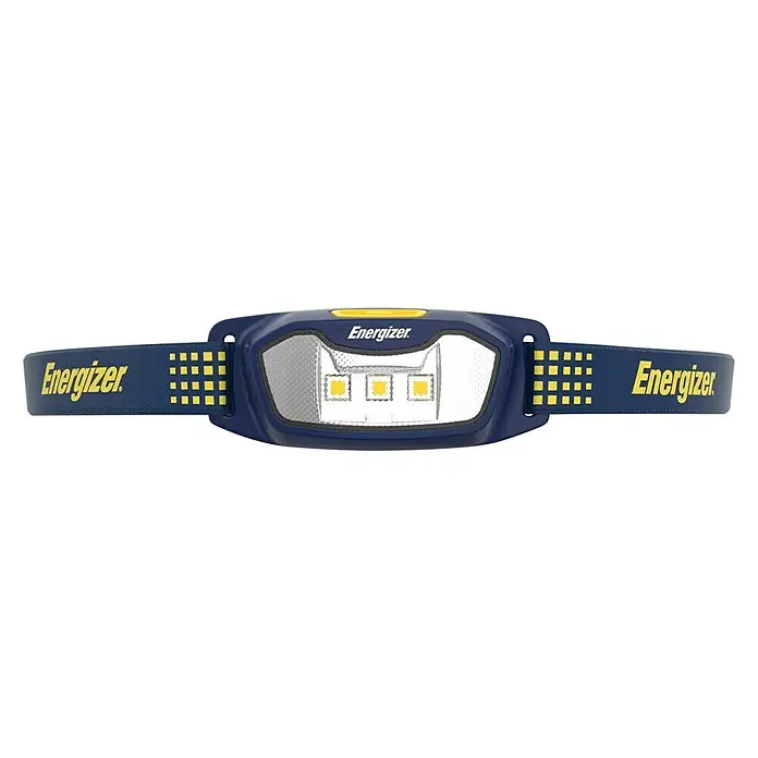 Energizer Linterna frontal LED deporte - 125 lm, Plástico, Autonomía estimada: 7 h - 25 h - Vista frontal