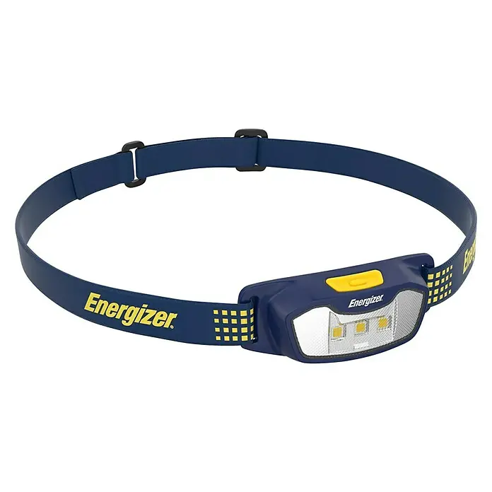 Energizer Linterna frontal LED deporte - 125 lm, Plástico, Autonomía estimada: 7 h - 25 h - Vista angular