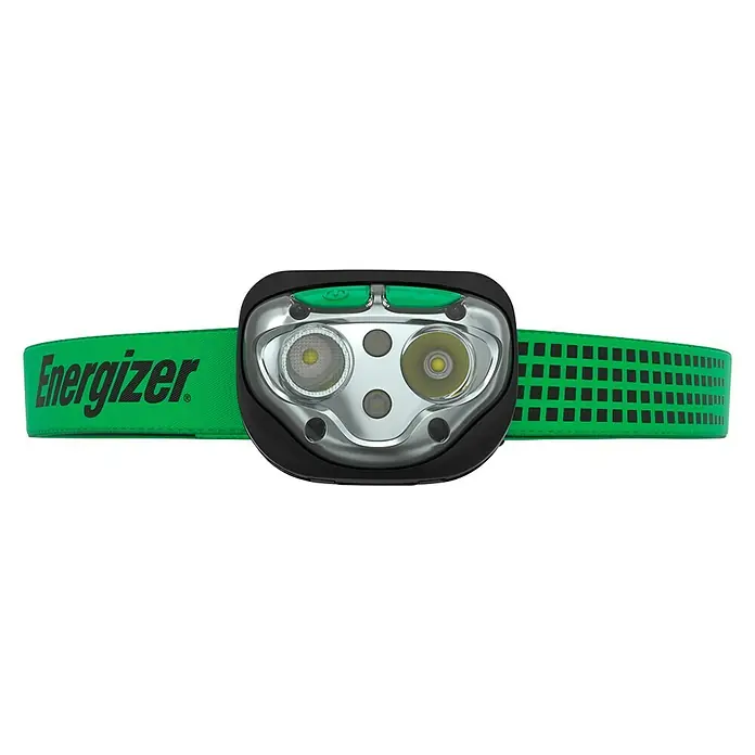 Energizer Linterna frontal LED recargable - 400 lm, Plástico, Autonomía estimada: 4 h - 15 h - Vista frontal
