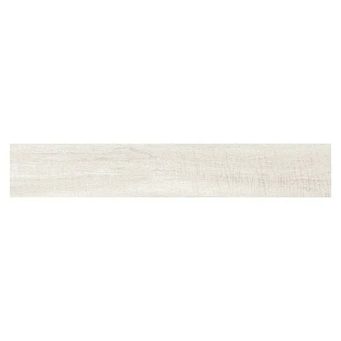 Pavimento porcelánico Orsa - 15 x 90 cm, Blanco - Vista superior