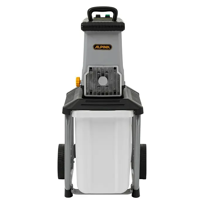 Alpina Biotrituradora eléctrica ASH 2.5 E - 2.500 W, Corte de ramas máx.: 4 cm - Vista frontal