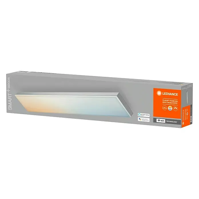 Ledvance Smart+ WiFi LED-Panel Framelesspanel CCT 60x10 - 28 W, L x B x H: 600 x 100 x 65 mm, Weiß - Verpackung