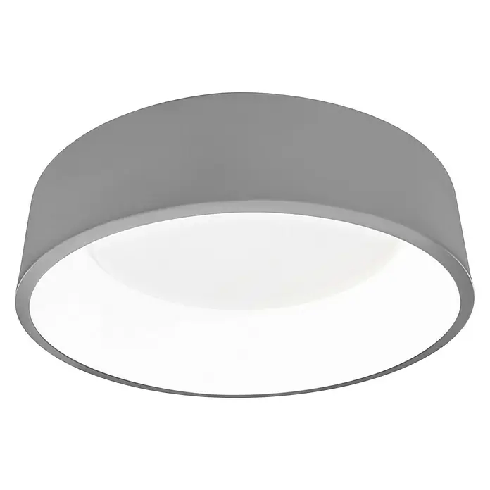 Ledvance Smart+ WiFi LED-Deckenleuchte rund Cylinder CCT - 24 W, Ø x H: 450 x 134 mm - Diagonale Ansicht