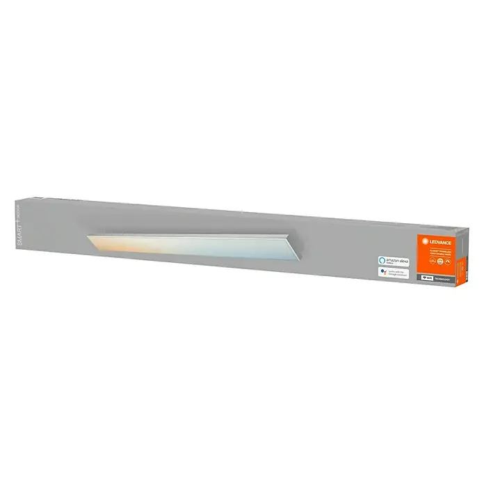 Ledvance Smart+ WiFi LED-Panel Framelesspanel CCT 120x10 - 35 W, L x B x H: 1.200 x 100 x 65 mm, Weiß, Warmweiß - Verpackung