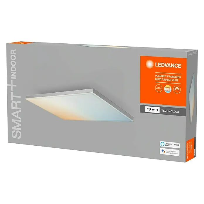 Ledvance Smart+ WiFi LED-Panel Framelesspanel CCT 60x30 - 28 W, Weiß - Vorderansicht
