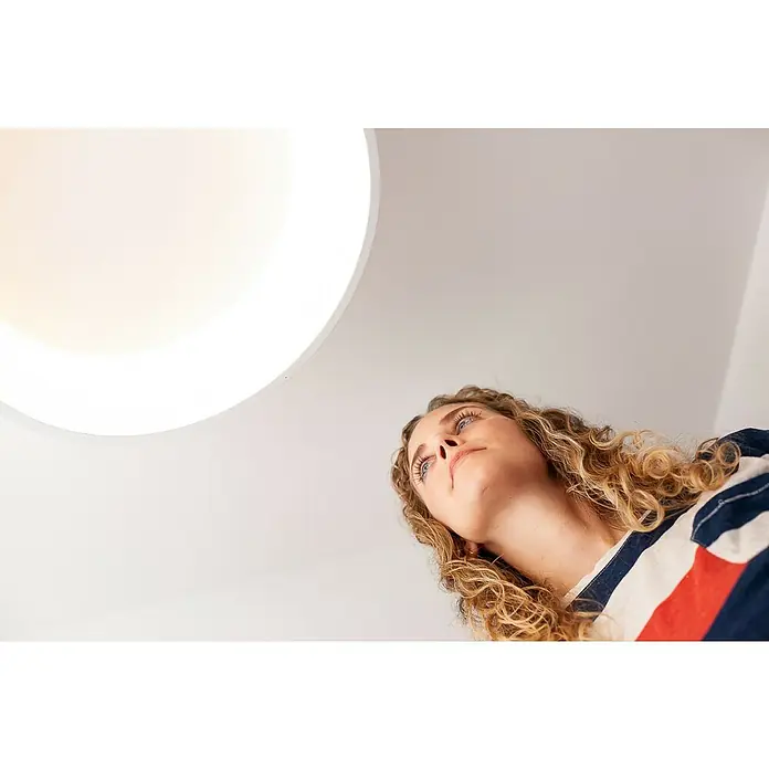 Ledvance Smart+ WiFi LED-Deckenleuchte rund Cylinder CCT - 24 W, Ø x H: 450 x 134 mm, Weiß - Stimmungsaufnahme