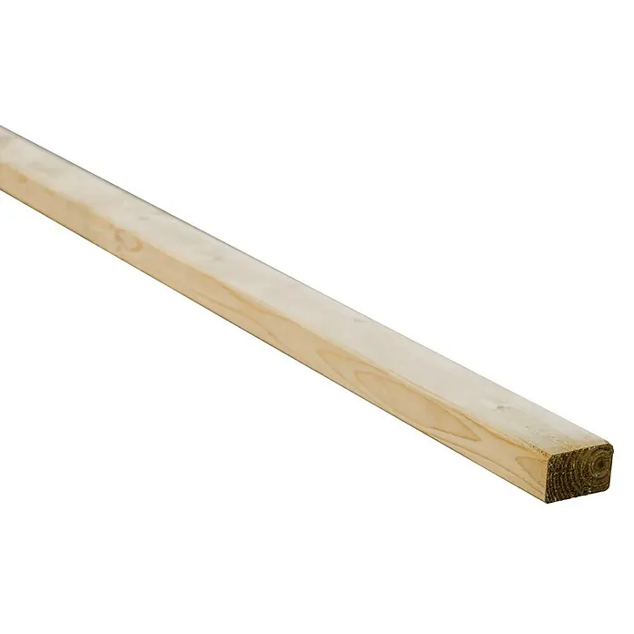 Houten paal Bint 4 - 240 x 6,8 x 4,4 cm, Grenen - Close-up