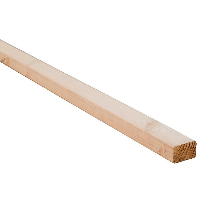 Houten paal - 240 x 7 x 4,5 cm, Douglasspar - Close-up