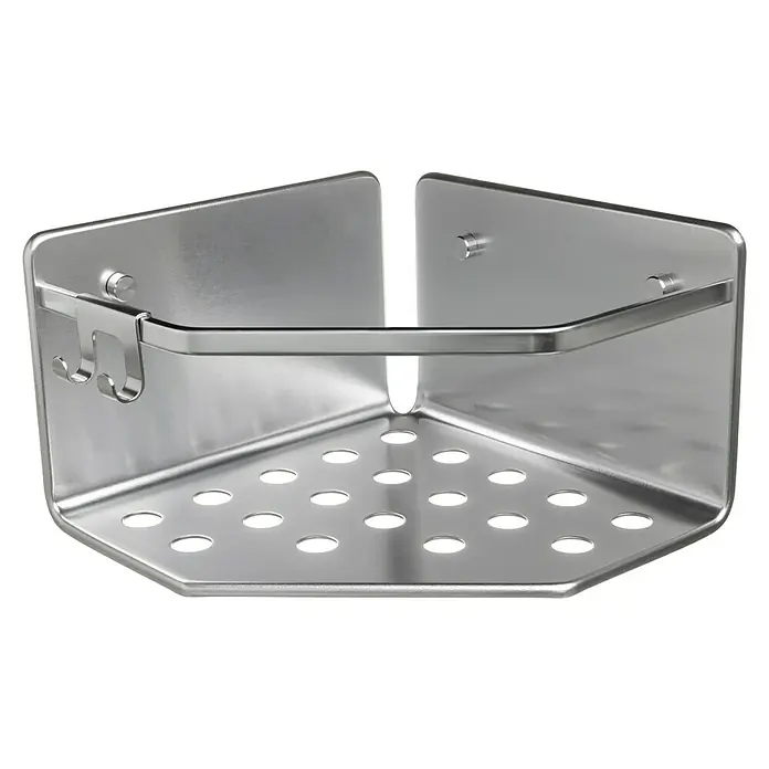 Tatay Moon Cesta de baño angular - L x An x Al: 20 x 20 x 12 cm, Plateado - Vista angular