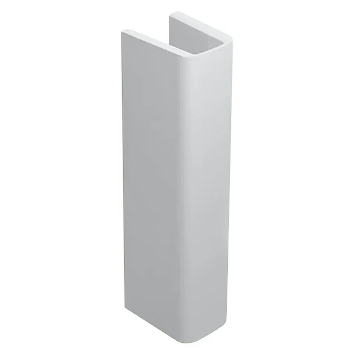 Duravit ME by Starck Waschtisch-Standsäule - Mit schmutzabweisender Glasur, Keramik, Weiß, Passend für: Duravit ME by Starck Waschtische - Diagonale Ansicht