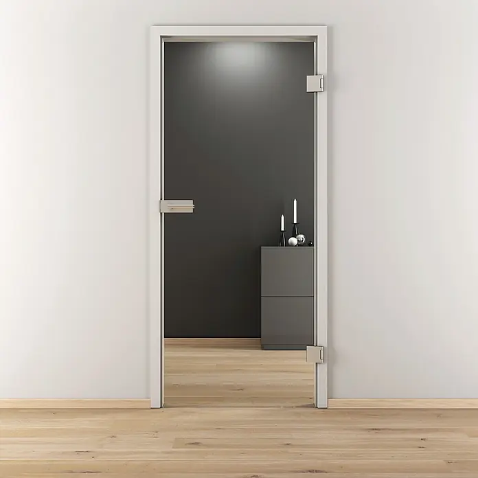 Diamond Doors Glasdrehtür Clear 510 - B x H: 821 x 2.013 mm, DIN Links, Einscheibensicherheitsglas (ESG) - Stimmungsaufnahme