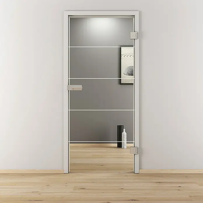 Diamond Doors Glasdrehtür DD 582 - B x H: 871 x 2.013 mm, DIN Rechts, Einscheibensicherheitsglas (ESG) - Stimmungsaufnahme