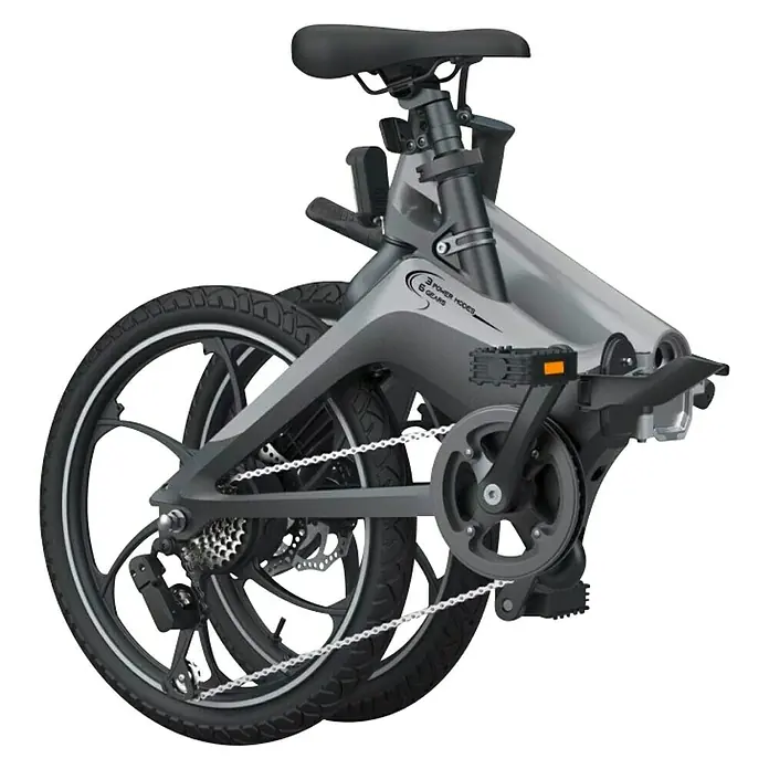 Električni bicikl MS ENERGY e-bike i10 black green - Crno-zelene boje, Magnezijeva legura - Dijagonalni pogled