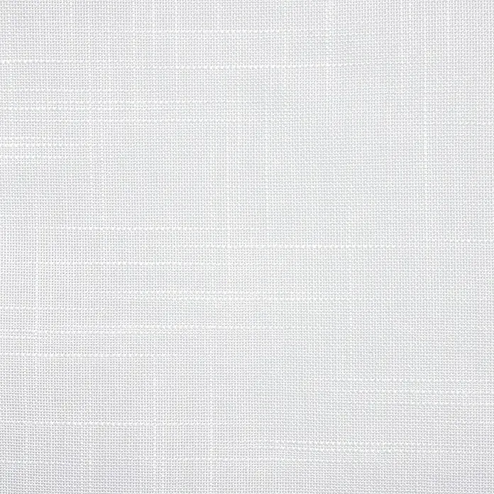 Cortina con ollaos Linum - An x Al: 280 x 300 cm, 100% Poliéster, Blanco - Primer plano