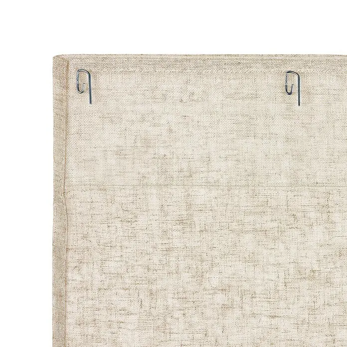 Cortina plisada con fruncido Linum - An x Al: 300 x 300 cm, 85% Poliéster 15% Lino, Lino - Primer plano