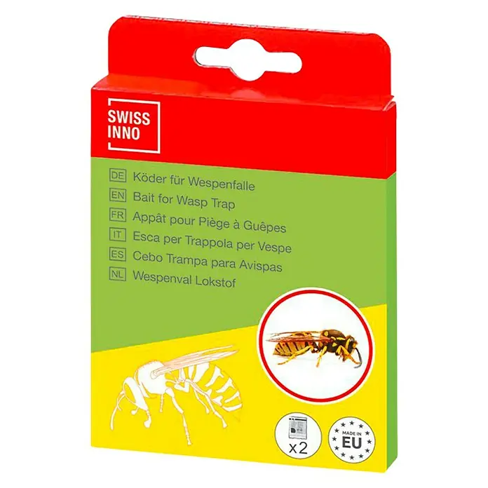 Swissinno Natural Control Cebo de recambio - 2 uds., Avispas - Vista frontal