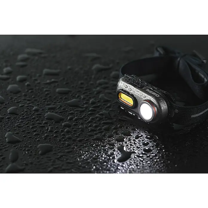 Nebo Tools Linterna frontal LED recargable Einstein - 400 lm, Aluminio/Plástico, Autonomía estimada: 1,75 h - Producto en uso