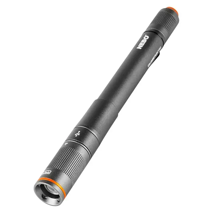 Nebo Tools Linterna LED Columbo Flex - 250 lm, Aluminio, Autonomía estimada: 4 h - Vista angular