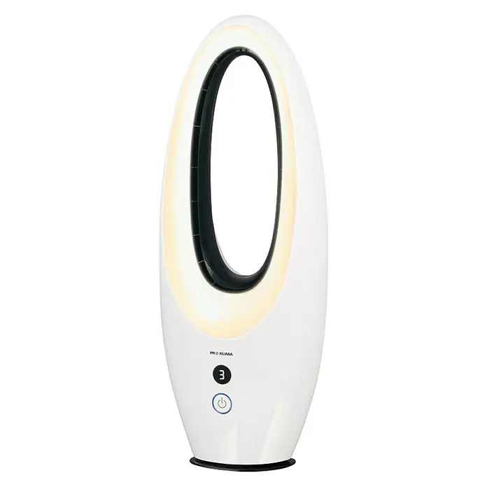 Proklima Toranj-ventilator Design - Bijele boje, 80 cm, 65 W - Dijagonalni pogled