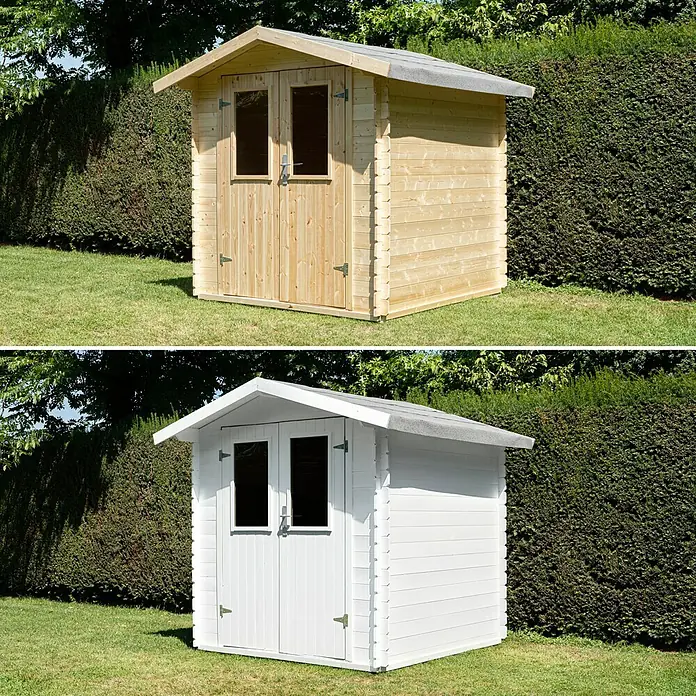 SCHÖNER WOHNEN-Farbe Pep up Outdoor-Farbe für Gartenhäuser & Zäune - Weiß, 1 l, Seidenmatt - Stimmungsaufnahme