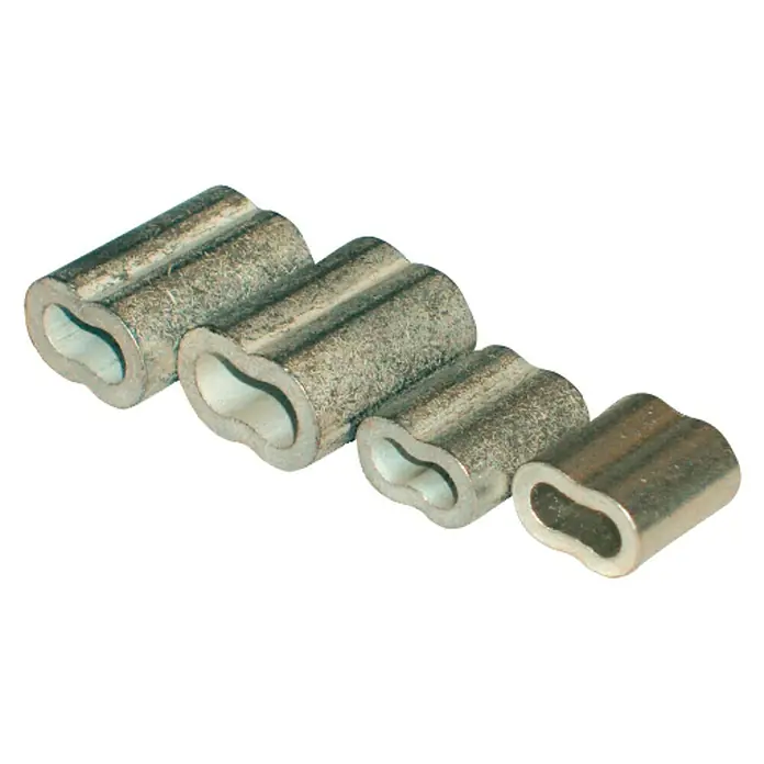 Seilflechter Sujetacables de alambre - Para diámetro de cable: 2,8 mm - 3 mm, Metal, 10 uds. - Vista angular