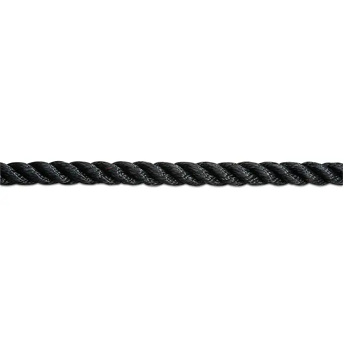 Seilflechter Cabo a metros Birolen tauwerk - Diámetro: 20 mm, Negro, Poliéster - Primer plano