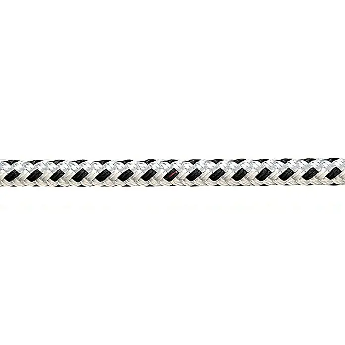 Seilflechter Cabo a metros Taifun - Diámetro: 30 mm, Negro/blanco, Poliéster - Primer plano