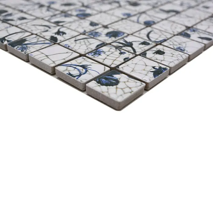 Mozaična ploščica [SI] Quadrat CG SB09 - 29,8 x 29,8 cm, [SI] Weiß, Sijoče - Posnetek od blizu