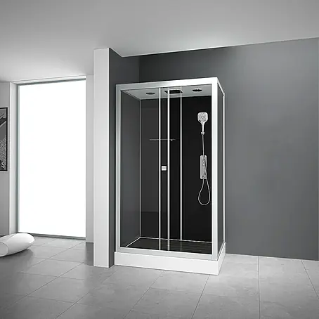 Cabina de ducha completa Vitamine Black 2.0 Atrium