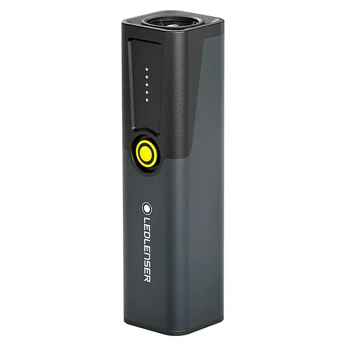 Ledlenser Powerbank iW3R - Schwarz, 30 lm - 320 lm - Diagonale Ansicht