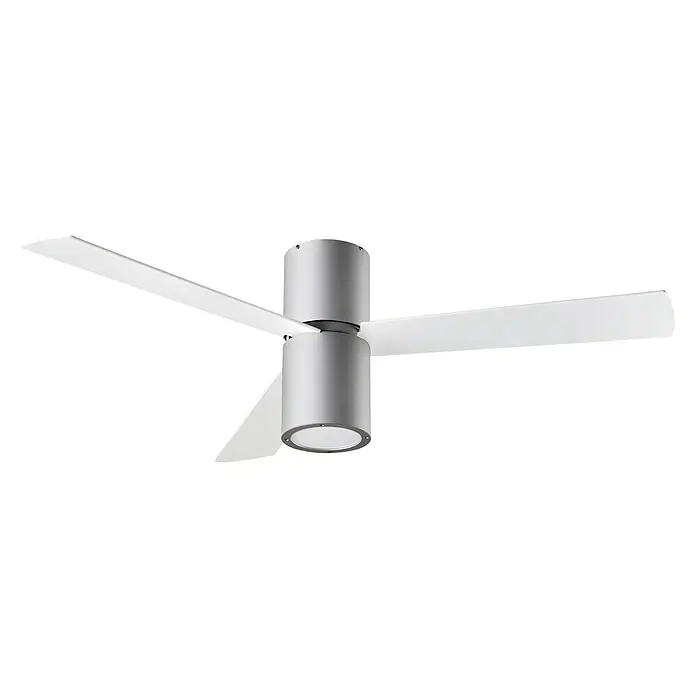 Leds-C4 Deckenventilator Formentera - 132 cm, Grau, Grau/Weiß, 66 W - Diagonale Ansicht