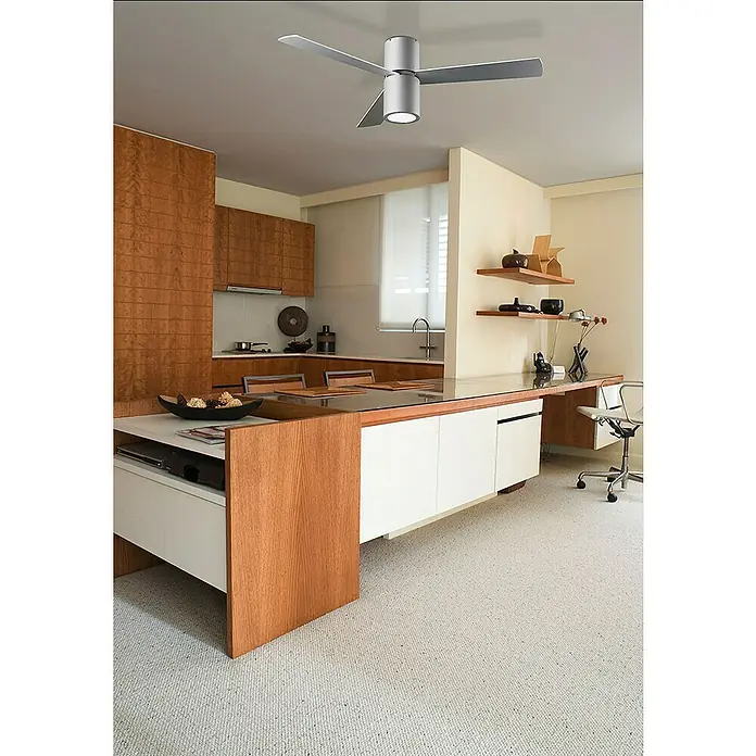 Leds-C4 Deckenventilator Formentera - 132 cm, Grau, Grau/Weiß, 66 W - Stimmungsaufnahme
