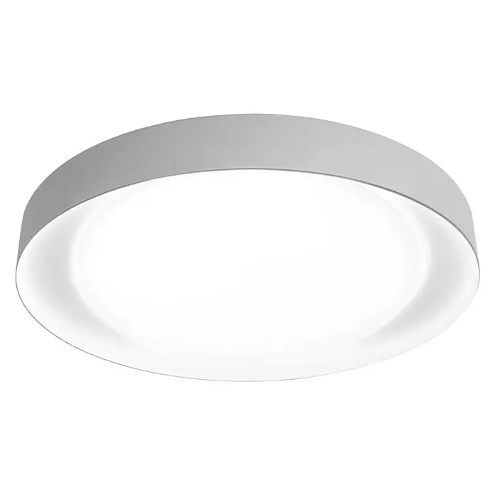 Ledvance Smart+ WiFi LED-Deckenleuchte rund Ceiling Eye CCT - 32 W, Ø x H: 490 x 75,5 mm, Grau - Ansicht von unten