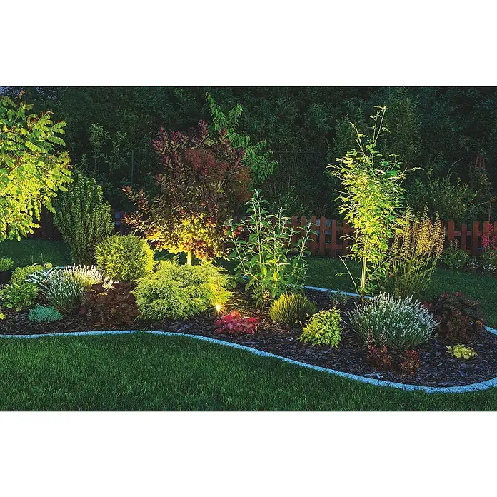 Ledvance Smart+ LED-Gartenspot Garten Spottwallspike RGBW EXT - L x B x H: 145 x 90 x 295 mm - Stimmungsaufnahme