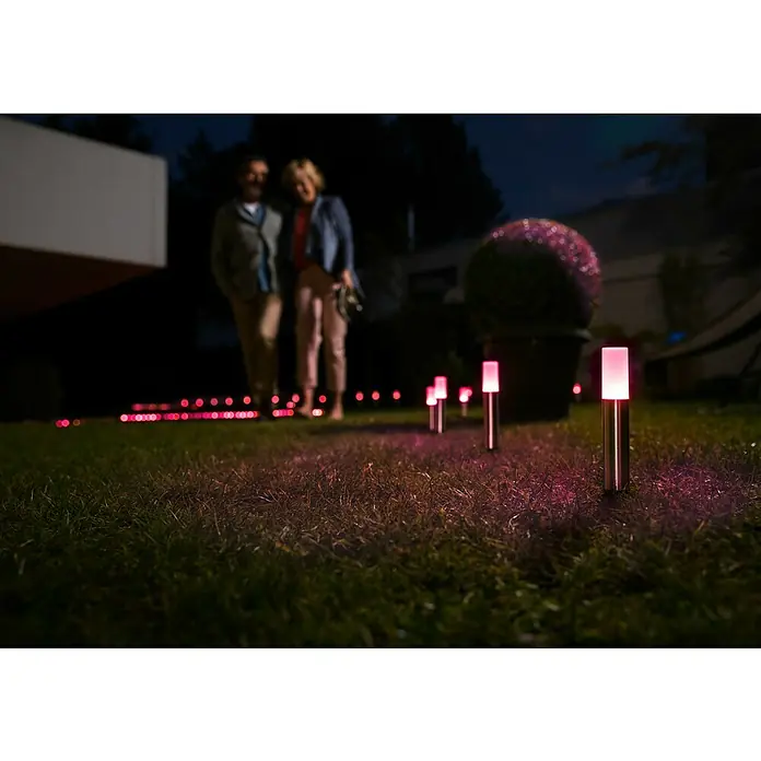 Ledvance Smart+ LED-Gartenspot Garten Pole Mini RGBW EXT. - Ø x H: 22 x 227 mm - Anwendungsbeispiel