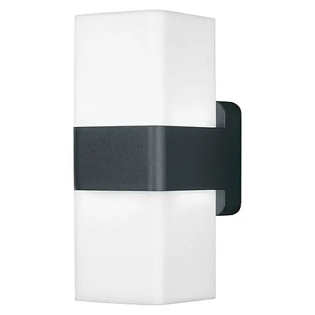 Ledvance Smart+ LED-Außenwandleuchte Wall CubeUpDown RGBW GR
