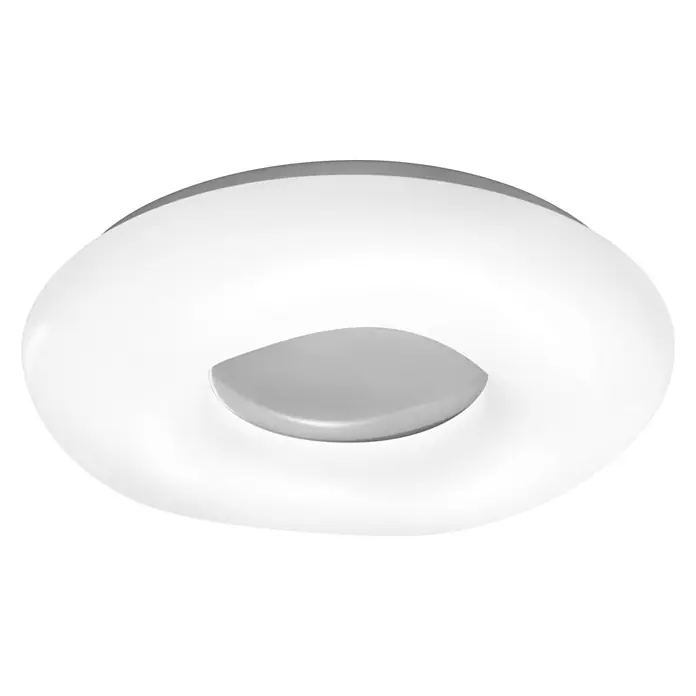 Ledvance Smart+ WiFi LED-Deckenleuchte rund Ceiling Cromo CCT - 30 W, Ø x H: 500 x 89 mm, Weiß - Ansicht von unten