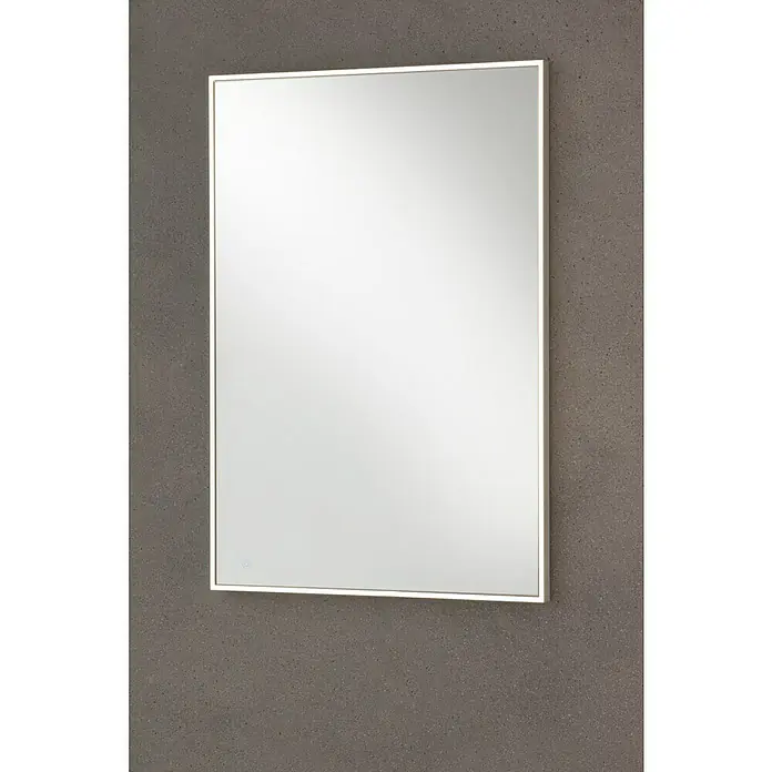 Camargue LED-Lichtspiegel Frame - Mit eckigen Kanten, 100 x 68 cm, Berührungssensor - Stimmungsaufnahme