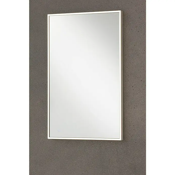 Camargue LED-Lichtspiegel Frame - Mit eckigen Kanten, 50 x 80 cm, Berührungssensor - Stimmungsaufnahme