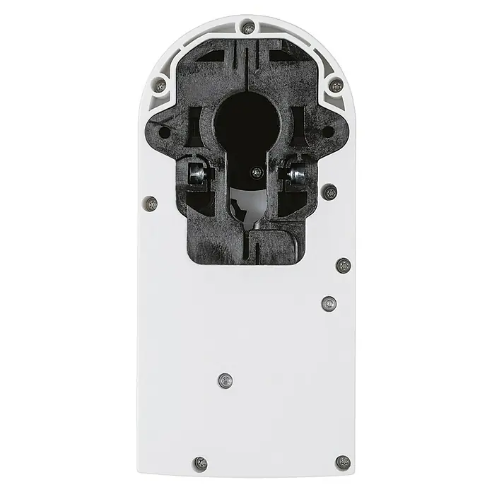 Homematic IP Funk-Türschlossantrieb HmIP-DLD - Weiß, Batteriebetrieben, 36 x 56 x 118 mm - Rückansicht