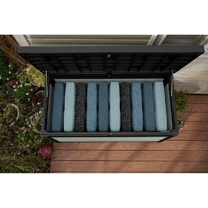 Keter Vrtna kutija za pohranu - Antracit, Crne boje, 151,7 x 72,5 x 70 cm, Plastika - Proizvod u upotrebi