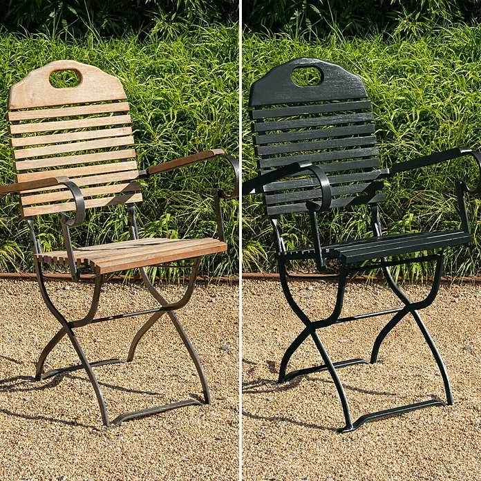 SCHÖNER WOHNEN-Farbe Pep up Outdoor-Farbe für Möbel & Spielgeräte - Anthrazit, 1 l, Seidenmatt - Stimmungsaufnahme