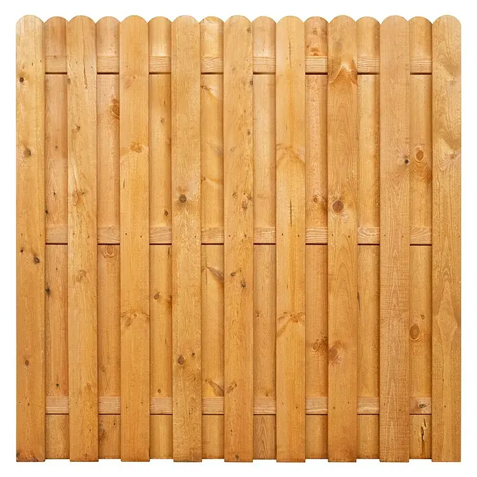 Sichtschutzelement Starnberg - 180 x 180 cm, Gerade, Herbstgold - Vorderansicht