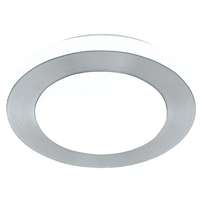 Eglo Led-plafondlamp, rond Led Carpi - 11 W, Chroom/wit, Ø x h: 30 x 7,5 cm - Zicht van beneden