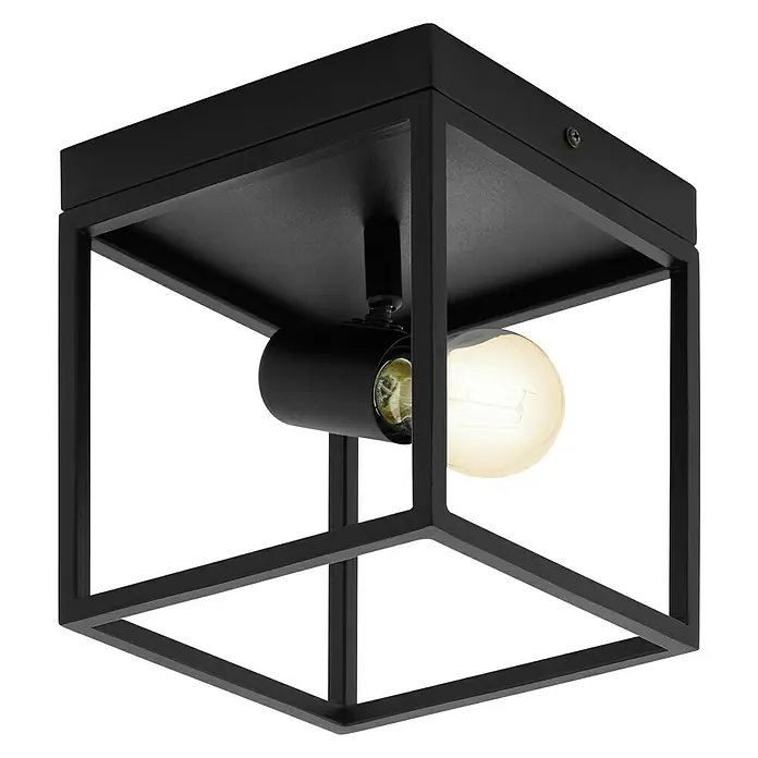 Eglo Plafondspot Silentina - 40 W, l x b x h: 18 x 18 x 20,5 cm, E27, 1 st. - Diagonaal zicht