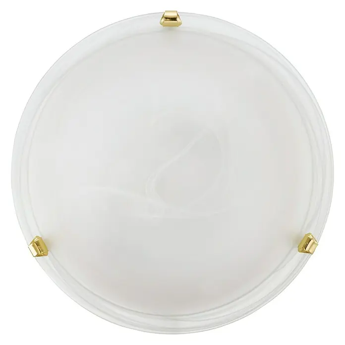 Eglo Plafondlamp Salome - 60 W, l x b x h: 30 x 30 x 9 cm, Crème - Bovenaanzicht