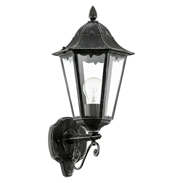 Eglo Wandlamp voor buiten Navedo - 60 W, Helder, IP44 - Diagonaal zicht