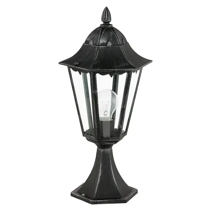Eglo Sokkellamp voor buiten Navedo - 1 lamp, 60 W, IP44 - Vooraanzicht