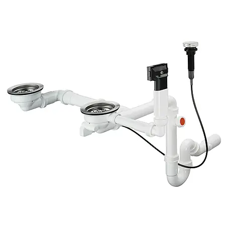 Hansgrohe  Válvula para fregadero automática doble