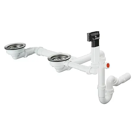 Hansgrohe  Válvula para fregadero manual doble